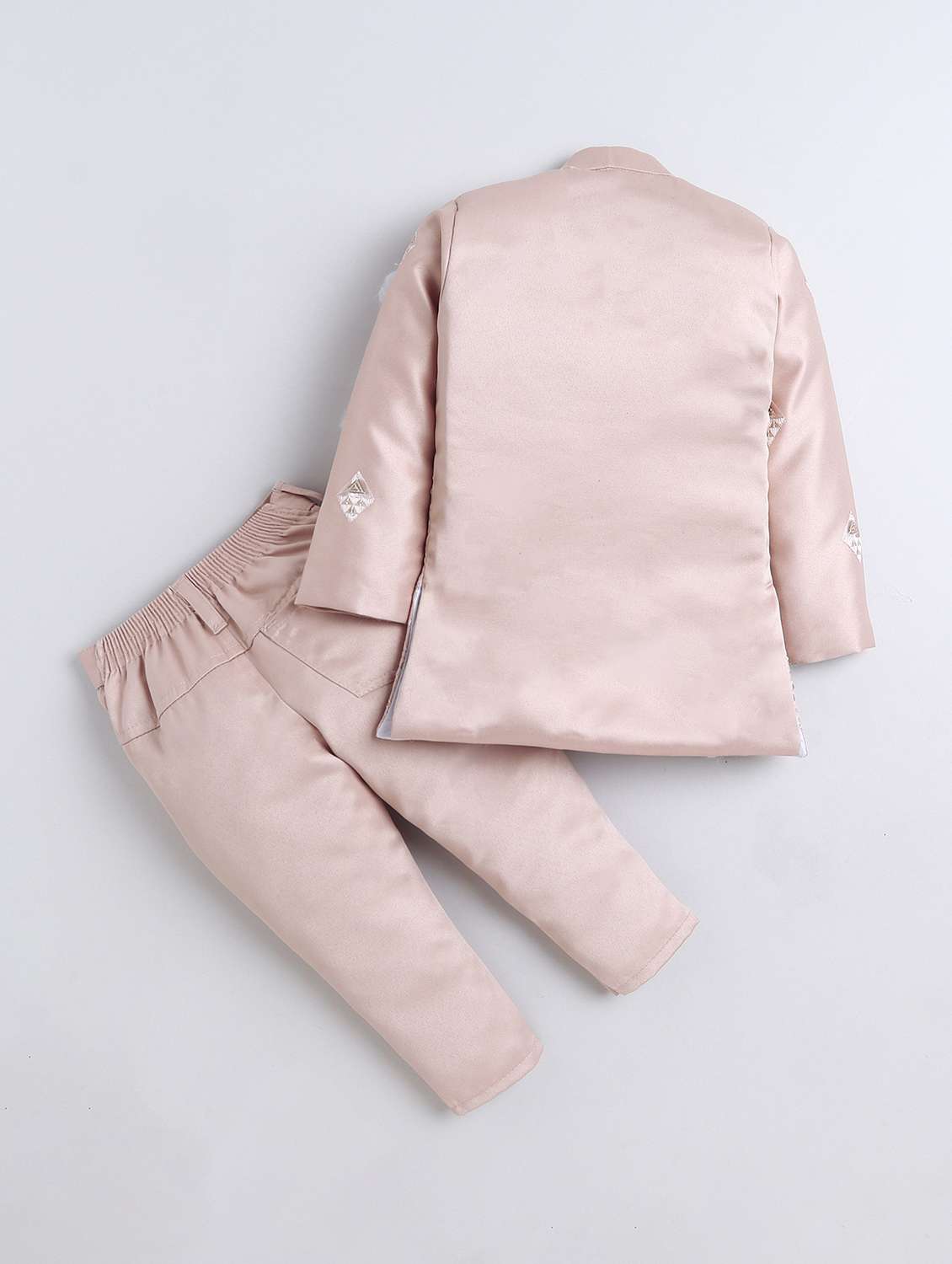 boys self designed long sleeve sherwani set - 22147593 -  Standard Image - 1