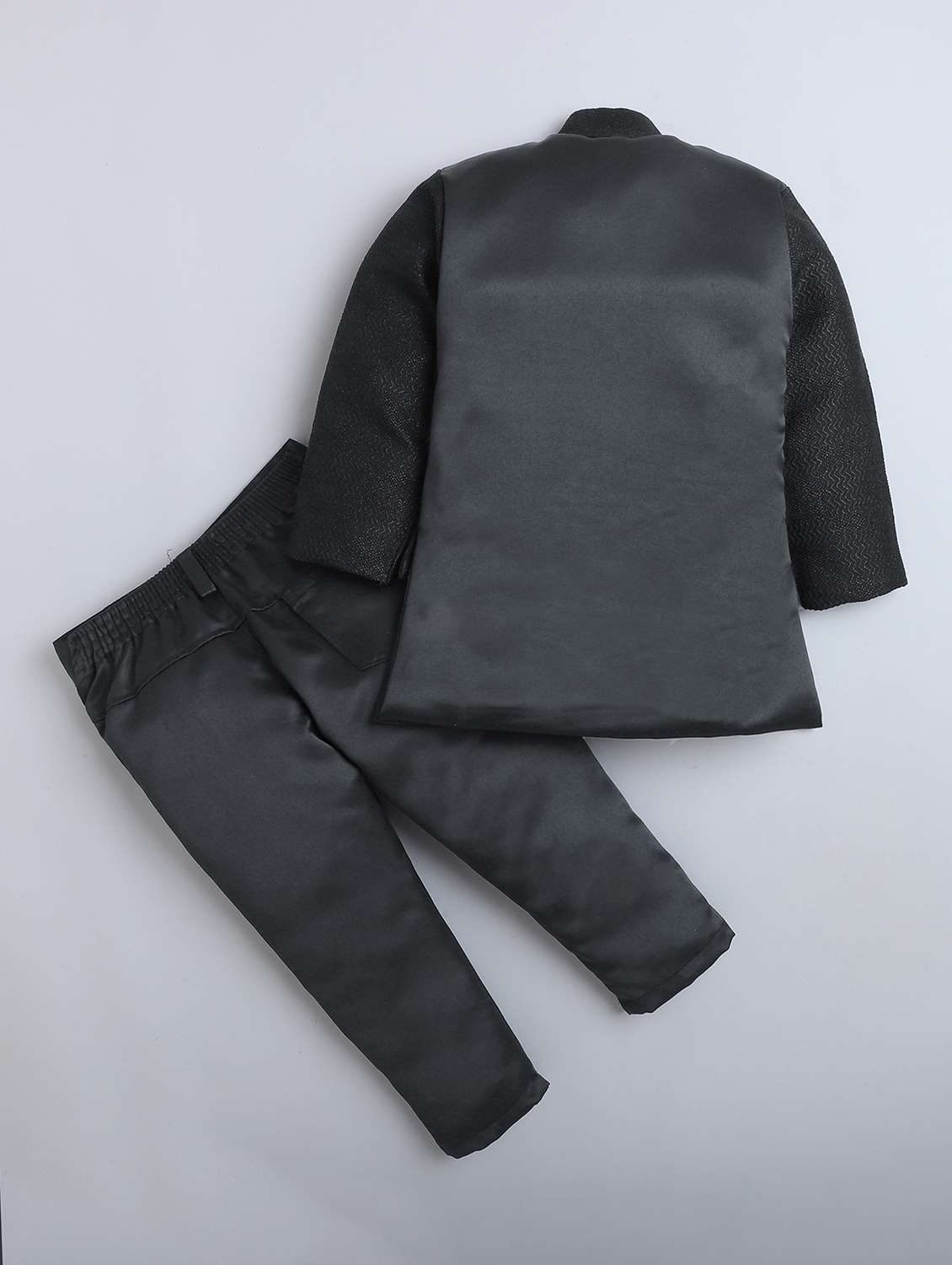 boys self designed long sleeve sherwani set - 22147598 -  Standard Image - 1