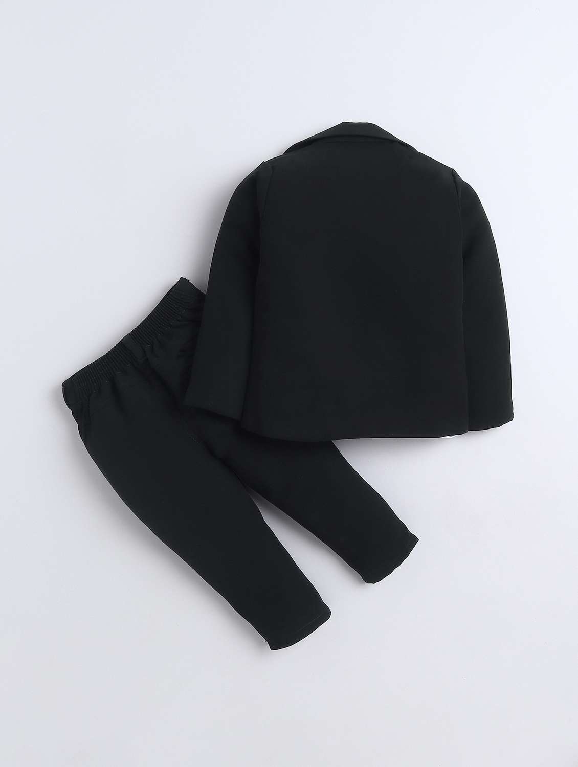 boys self designed blazer and trouser with shirt set - 22147666 -  Standard Image - 4