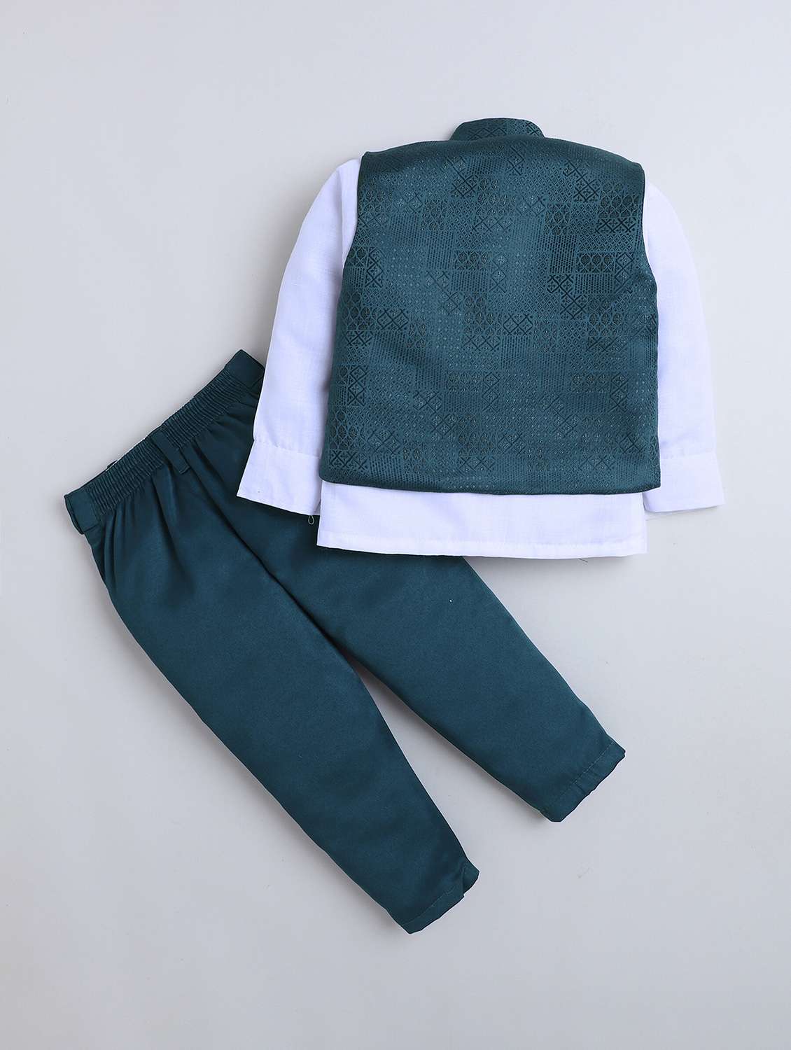 Boys Self Design 3 Piece Suit Set - 22147674 -  Standard Image - 1
