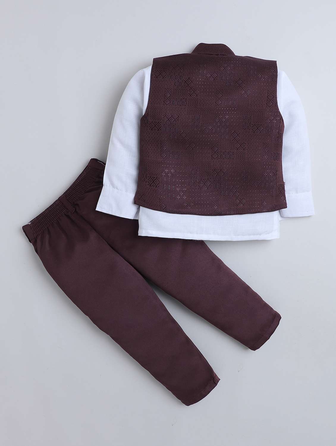 boys self design 3 piece suit set - 22147675 -  Standard Image - 1