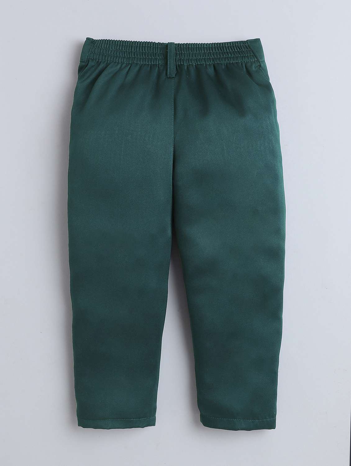 boys solid shirt & trouser with cap set - 22147678 -  Standard Image - 4