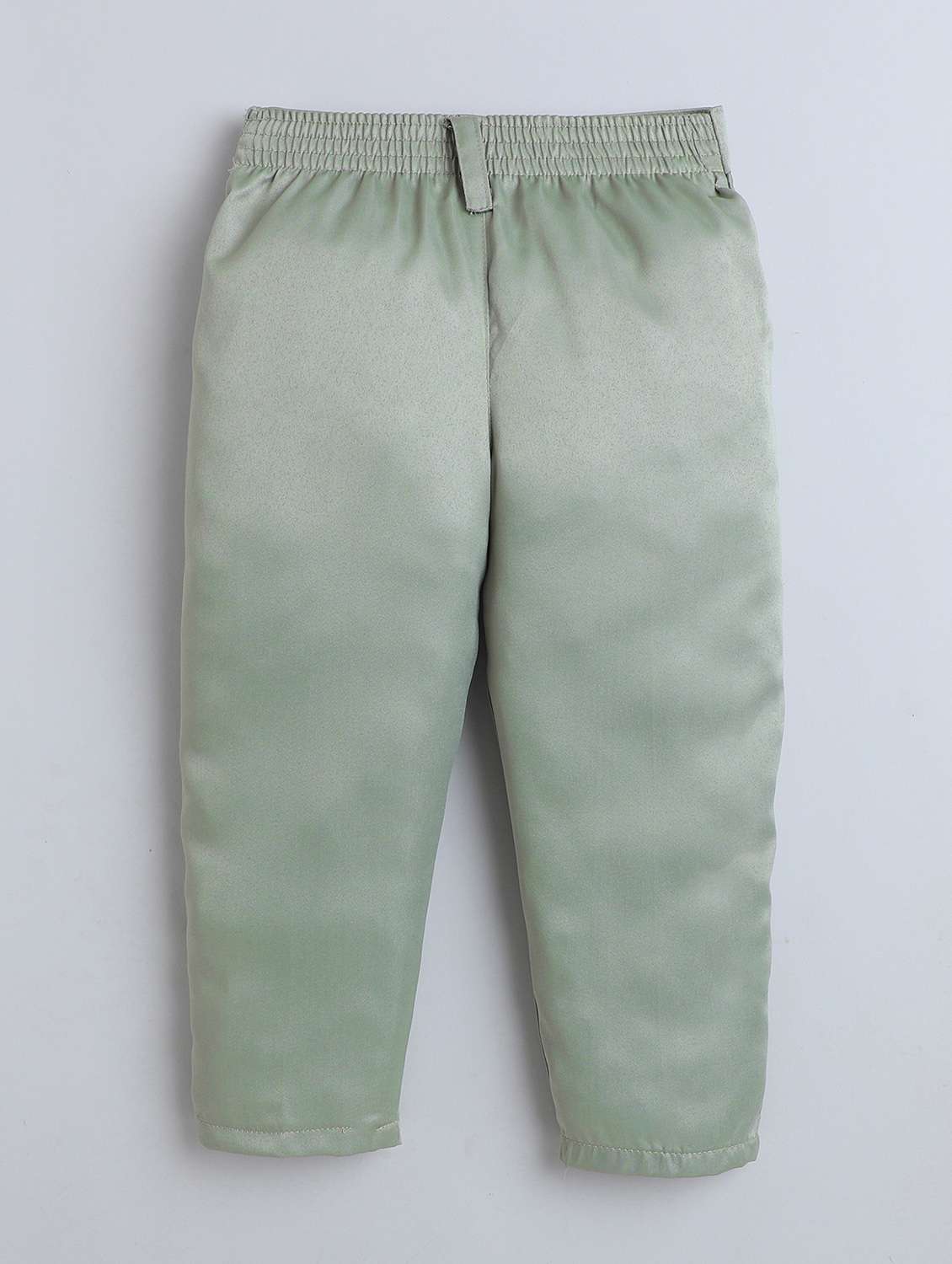 boys solid shirt & trouser with cap set - 22147680 -  Standard Image - 4