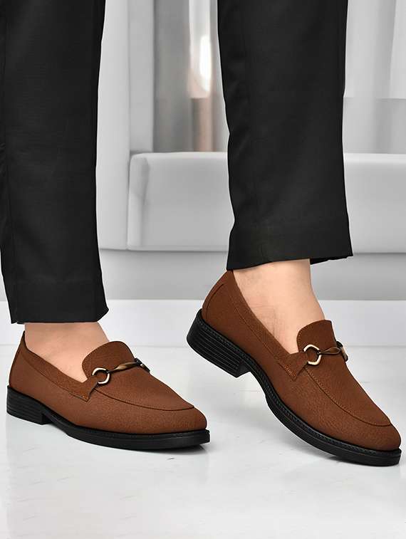 men slip on horsebit loafer