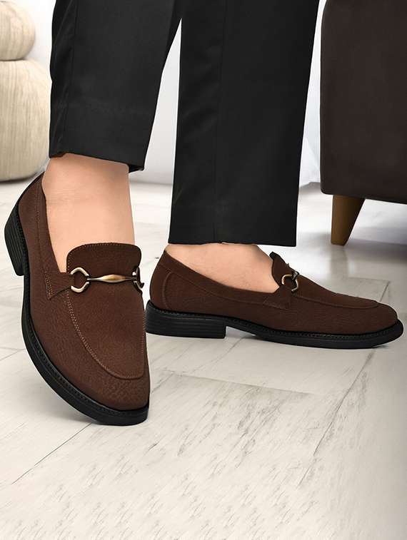 men slip on horsebit loafer