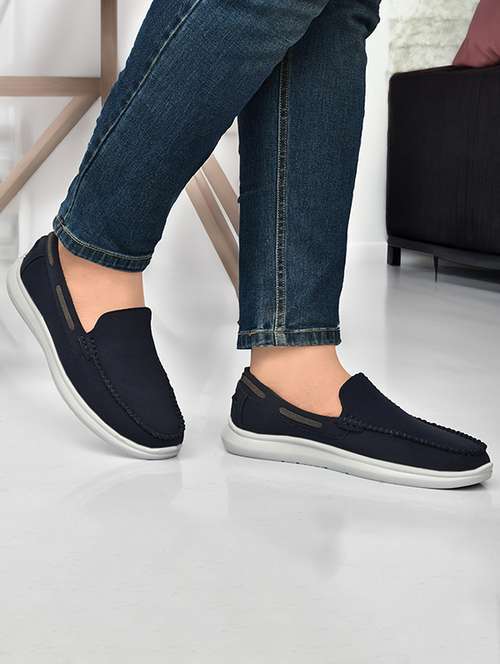 men blue slip on loafer - 22147709 -  Standard Image - 0