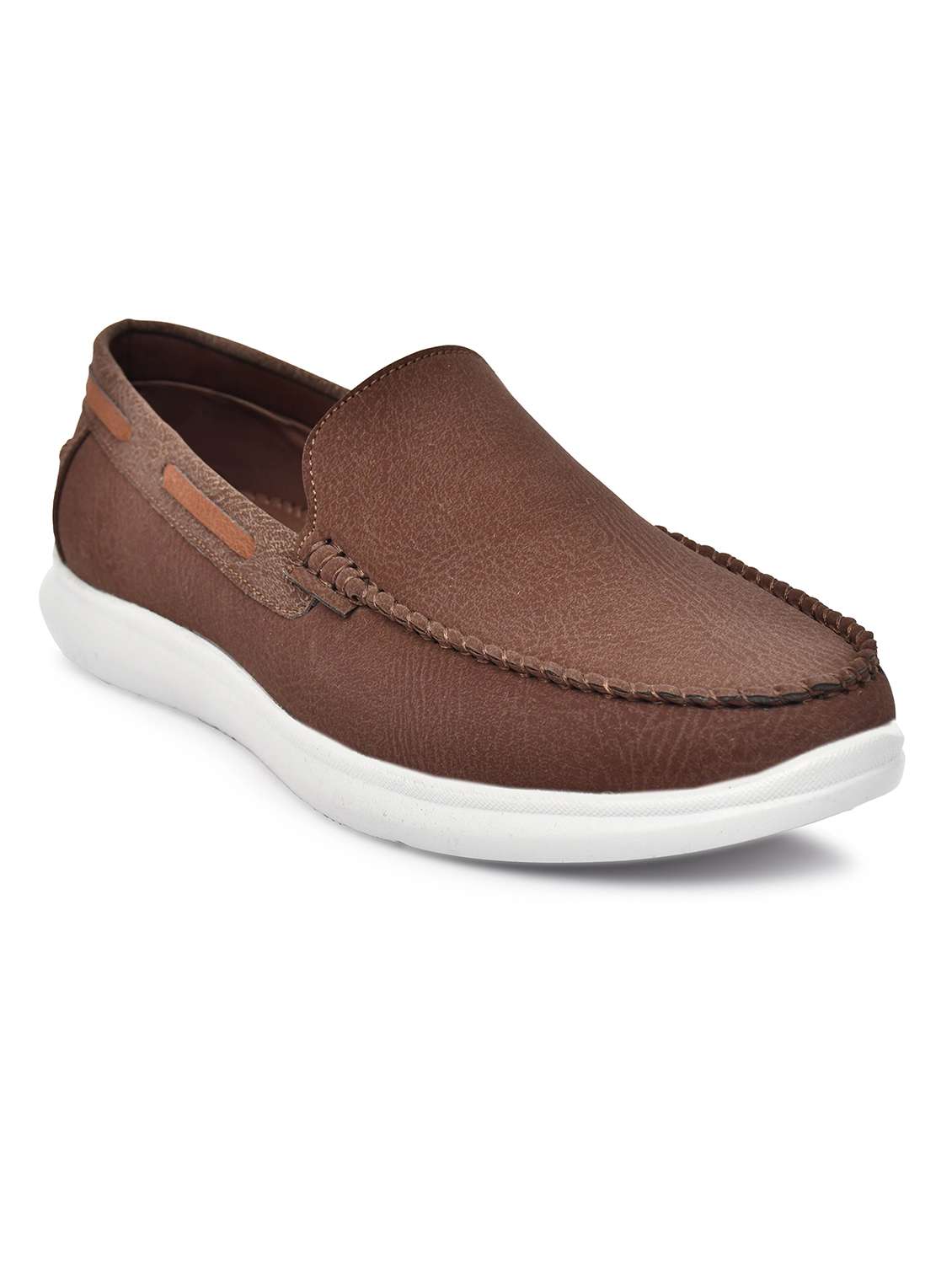 men brown slip on loafer - 22147710 - Standard Image - 1