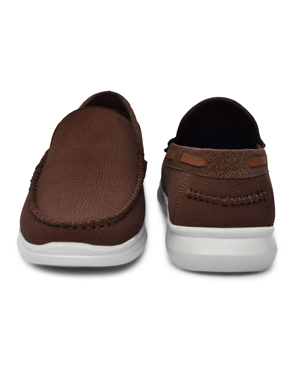 men brown slip on loafer - 22147710 - Standard Image - 4