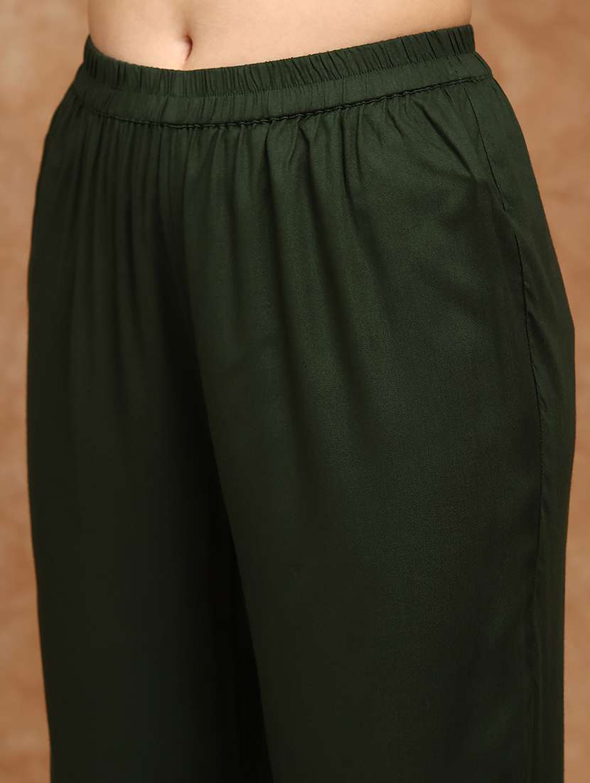 women solid long sleeve ethnic co-ord set - 22147860 -  Standard Image - 4