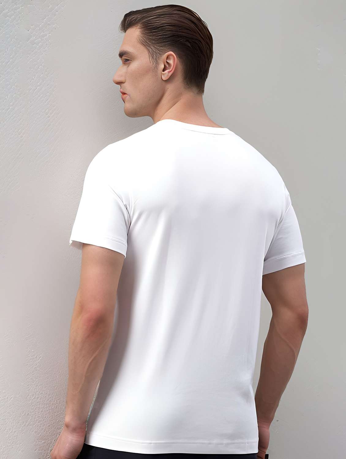 men solid short sleeve regular fit t-shirt - 22148036 -  Standard Image - 1