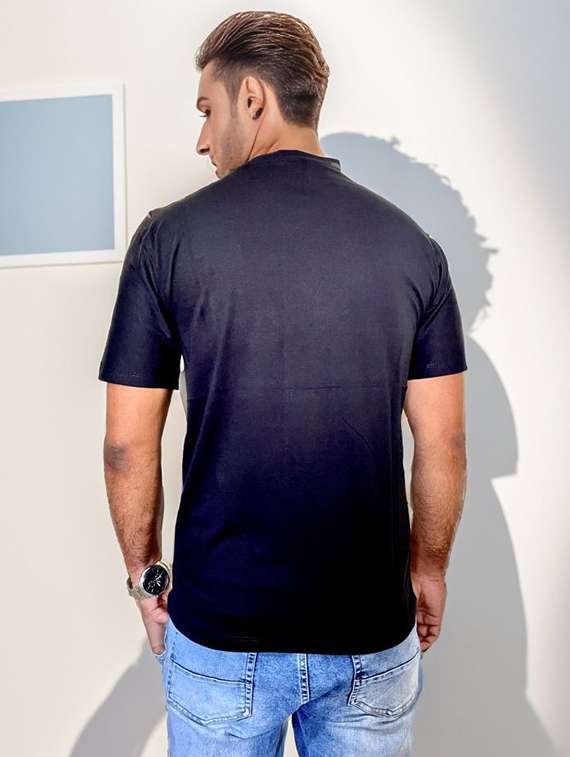 men placement print short sleeve regular fit t-shirt - 22148041 -  Standard Image - 1
