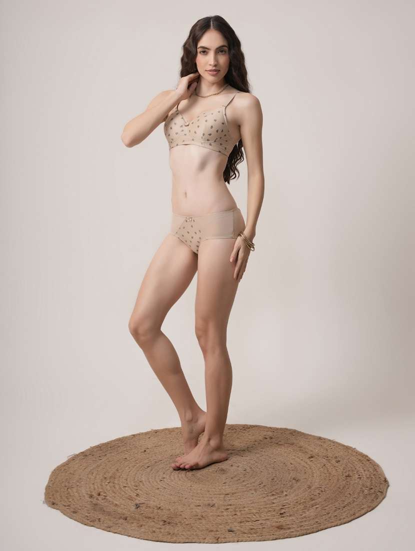 women printed bra and panty set - 22148137 -  Standard Image - 4