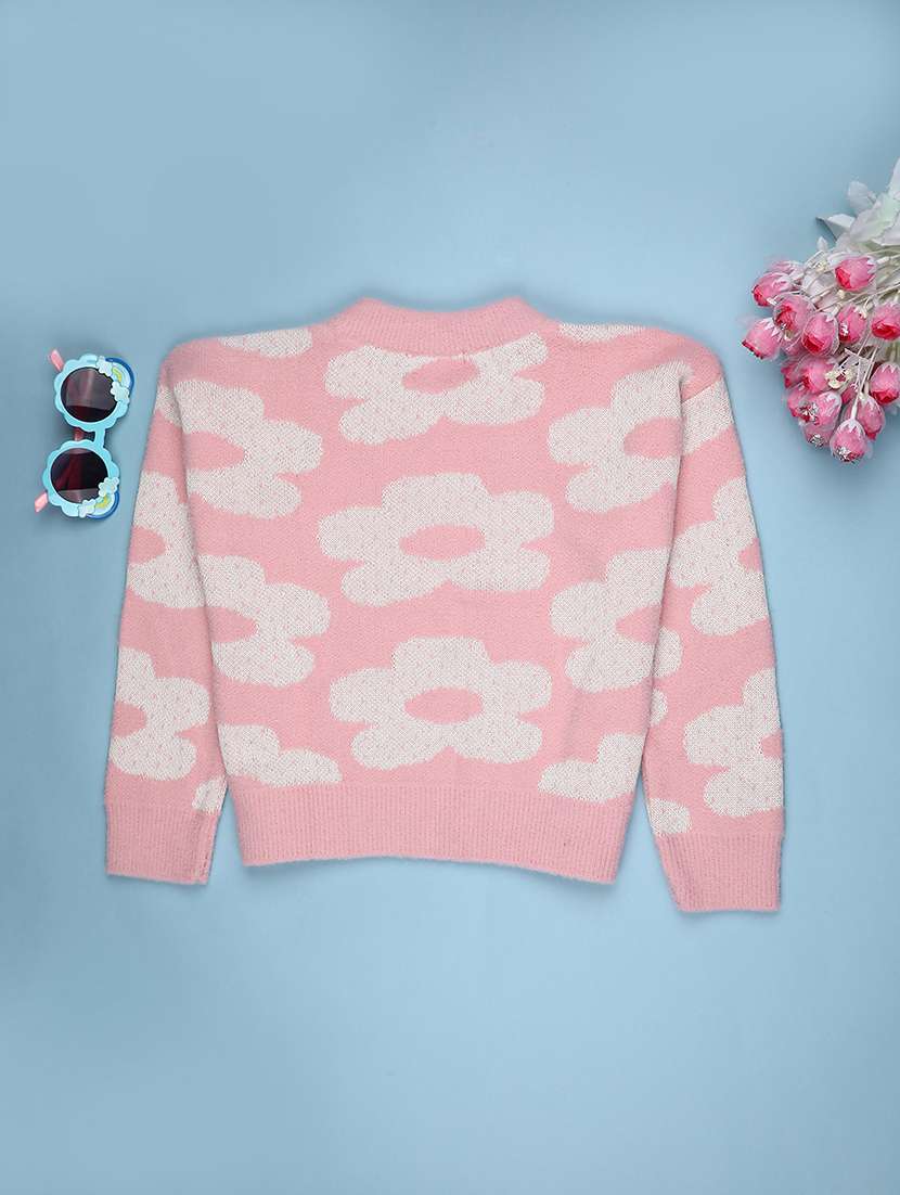 girl self designed long sleeve sweater - 22148141 -  Standard Image - 1