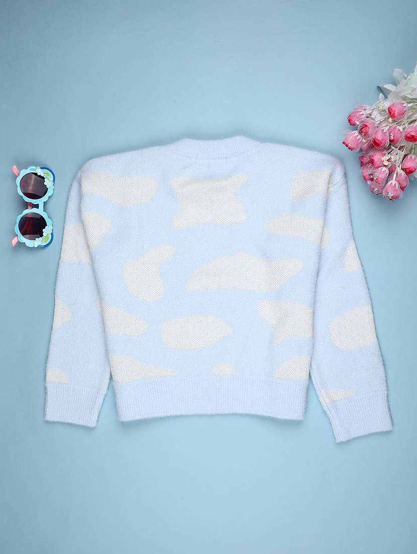 girl self designed long sleeve sweater - 22148142 -  Standard Image - 1
