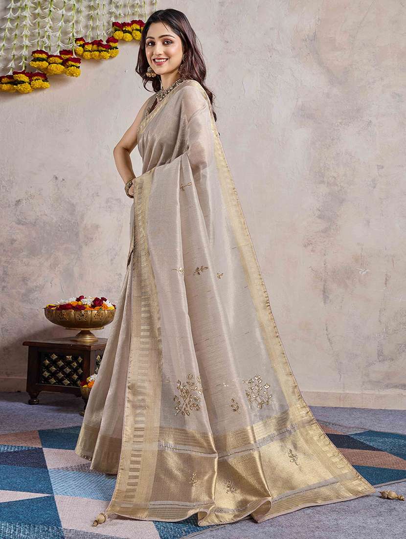 women self design bordered saree with blouse - 22148180 -  Standard Image - 1