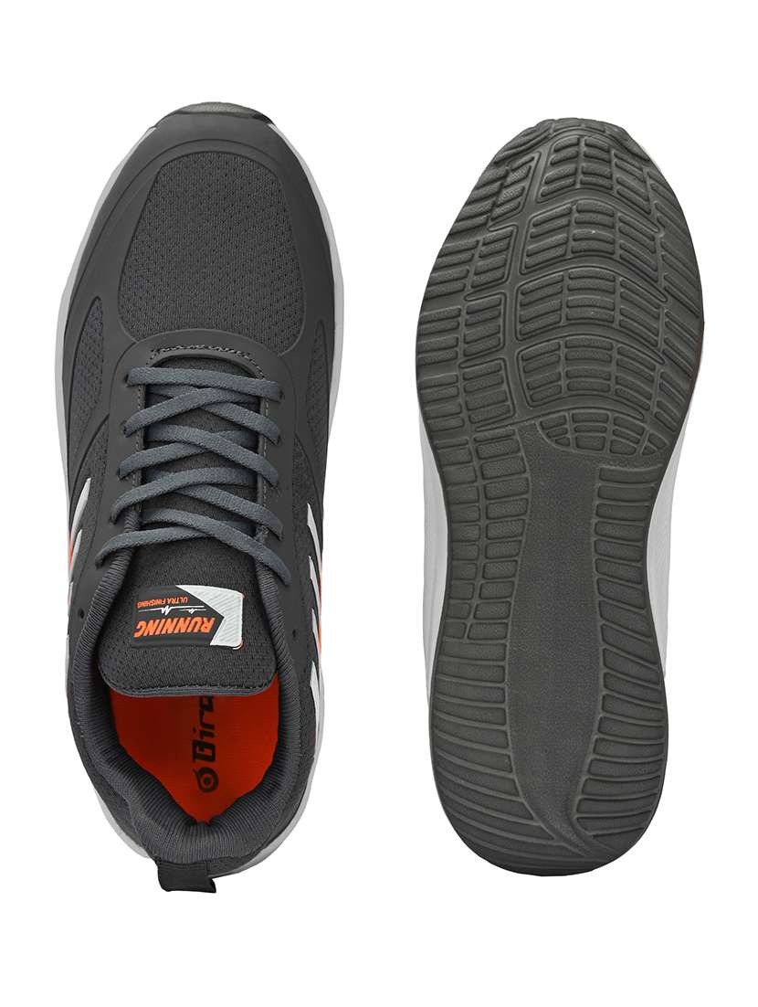 men grey lace up sport shoe - 22148225 -  Standard Image - 4