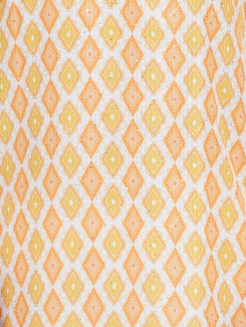 men printed long sleeve kurta with trousers ethnic wear set - 22148229 -  Standard Image - 6