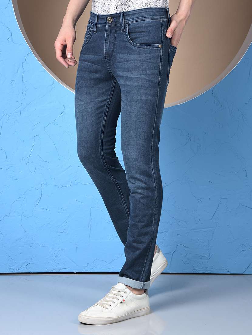 men washed low rise slim fit jeans - 22148240 -  Standard Image - 1