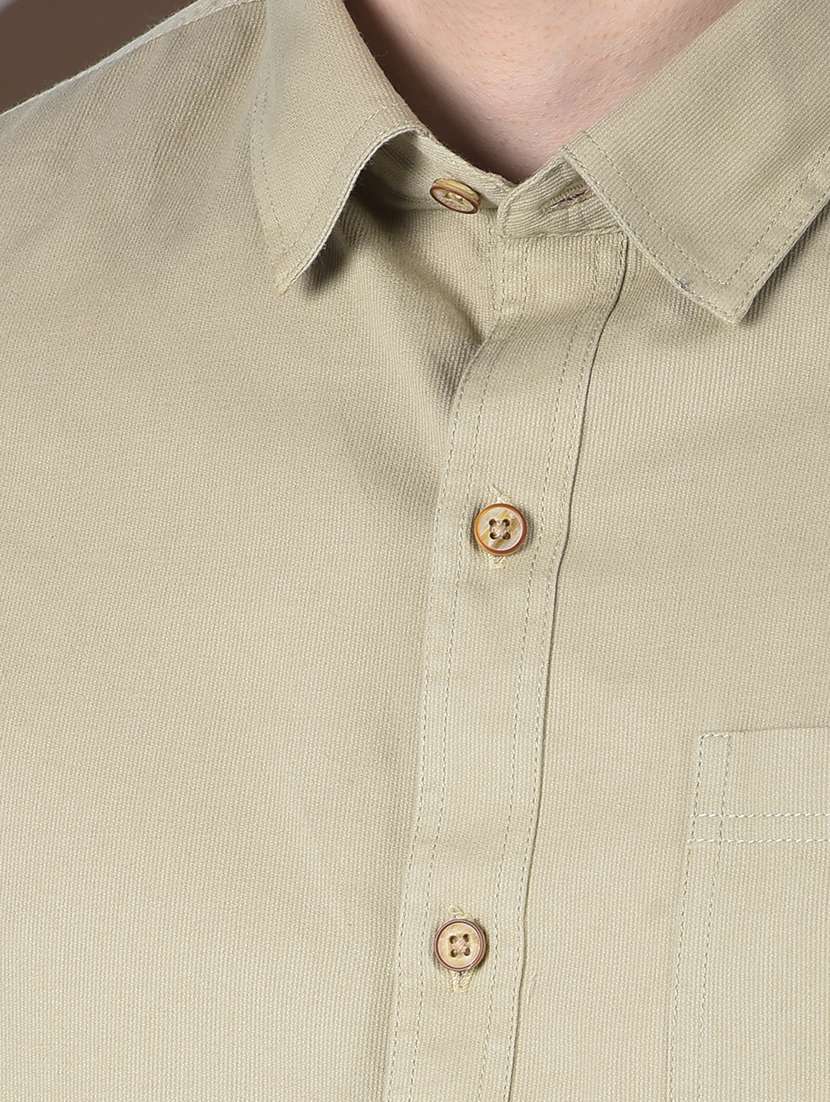 men solid long sleeve regualr fit casual shirt - 22148247 - Standard Image - 6