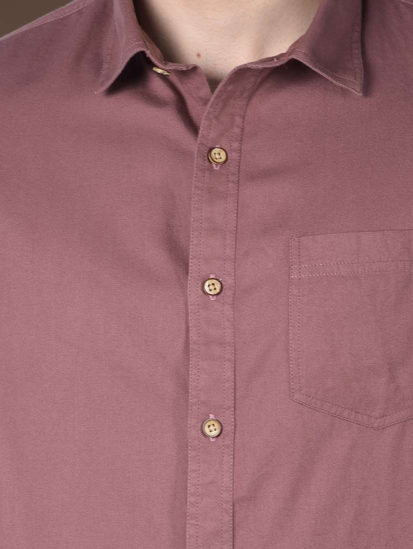 men solid long sleeve regualr fit casual shirt - 22148248 - Standard Image - 6