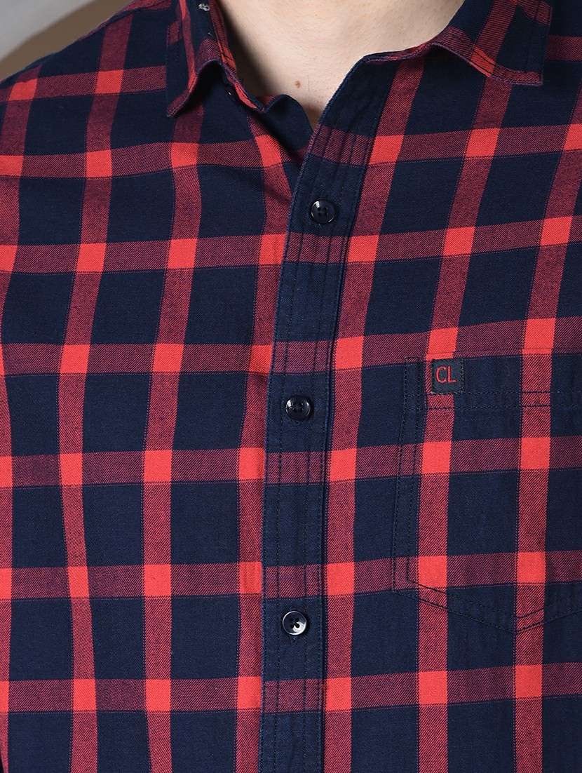 men checkered long sleeve regualr fit casual shirt - 22148255 -  Standard Image - 6