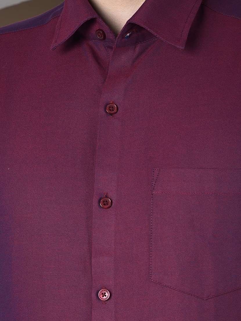 men solid long sleeve slim fit formal shirt - 22148266 -  Standard Image - 6