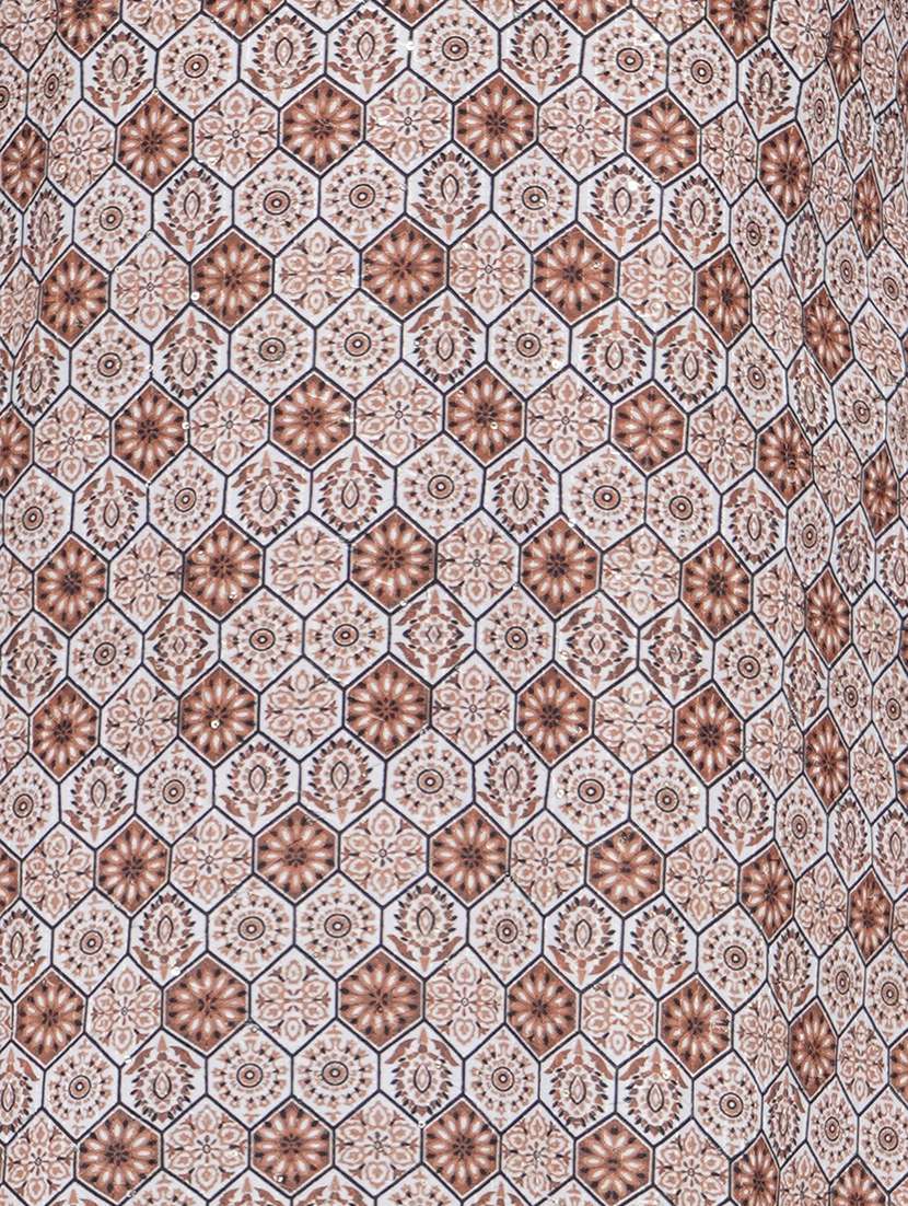 men printed long sleeve kurta with trousers ethnic wear set - 22148270 -  Standard Image - 6