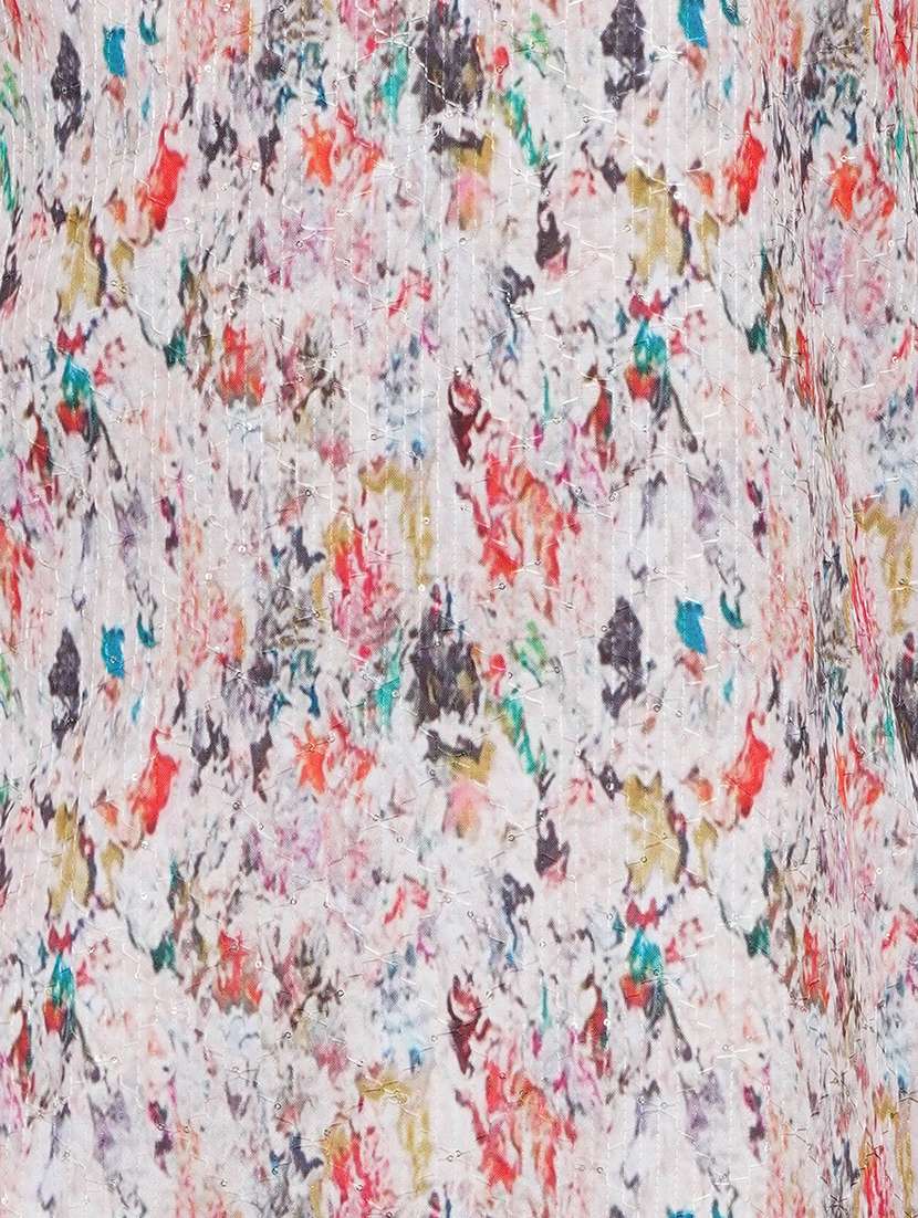 men printed long sleeve kurta with trousers ethnic wear set - 22148273 -  Standard Image - 6