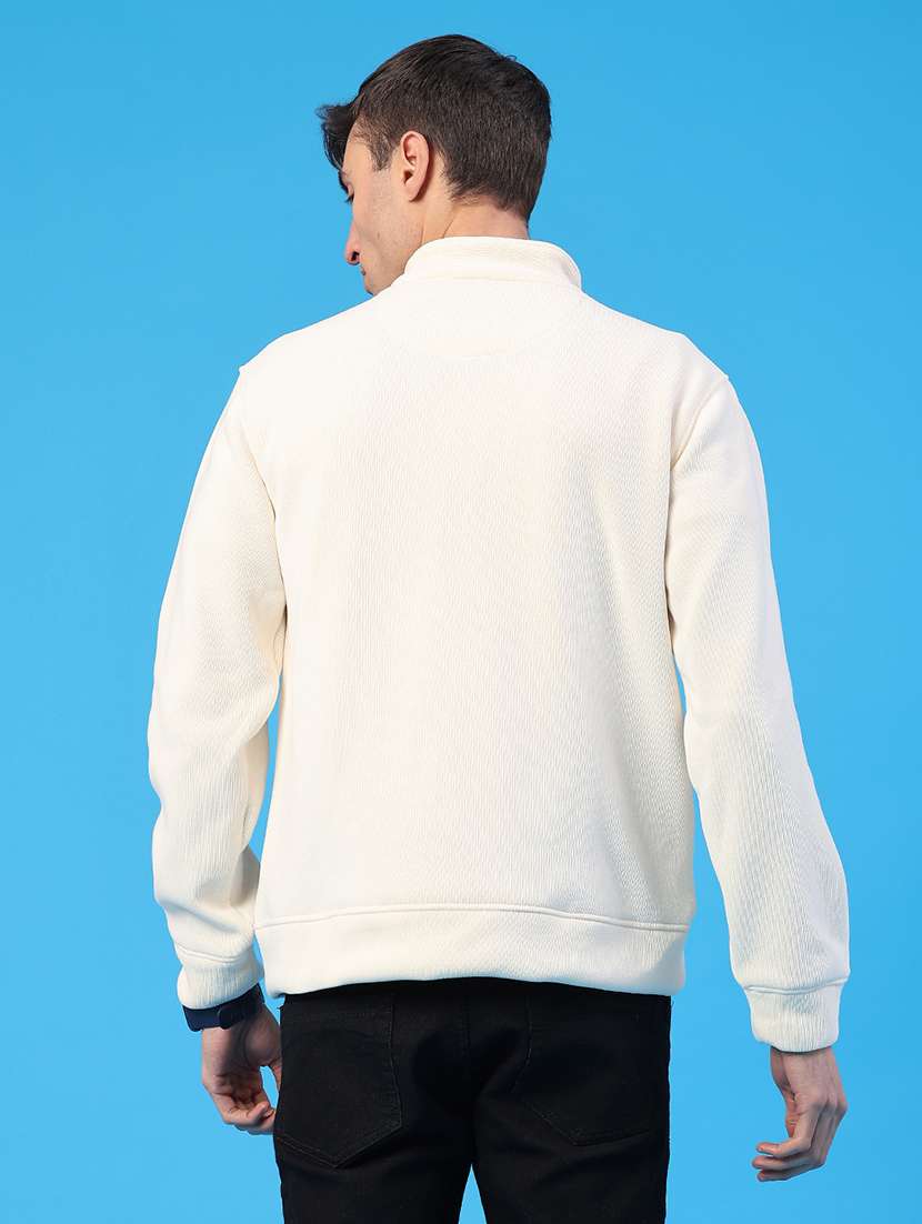 men solid long sleeve sweatshirt - 22155254 -  Standard Image - 4