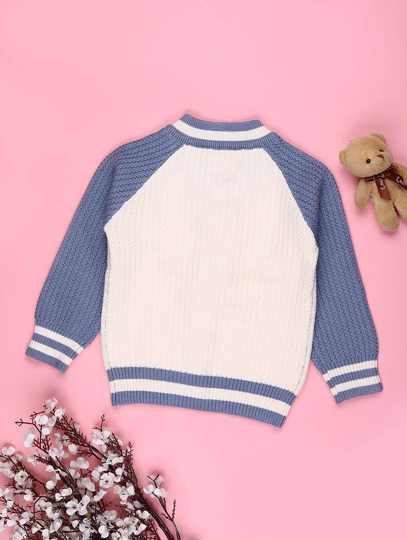 boys color block long sleeve sweater - 22155274 -  Standard Image - 1