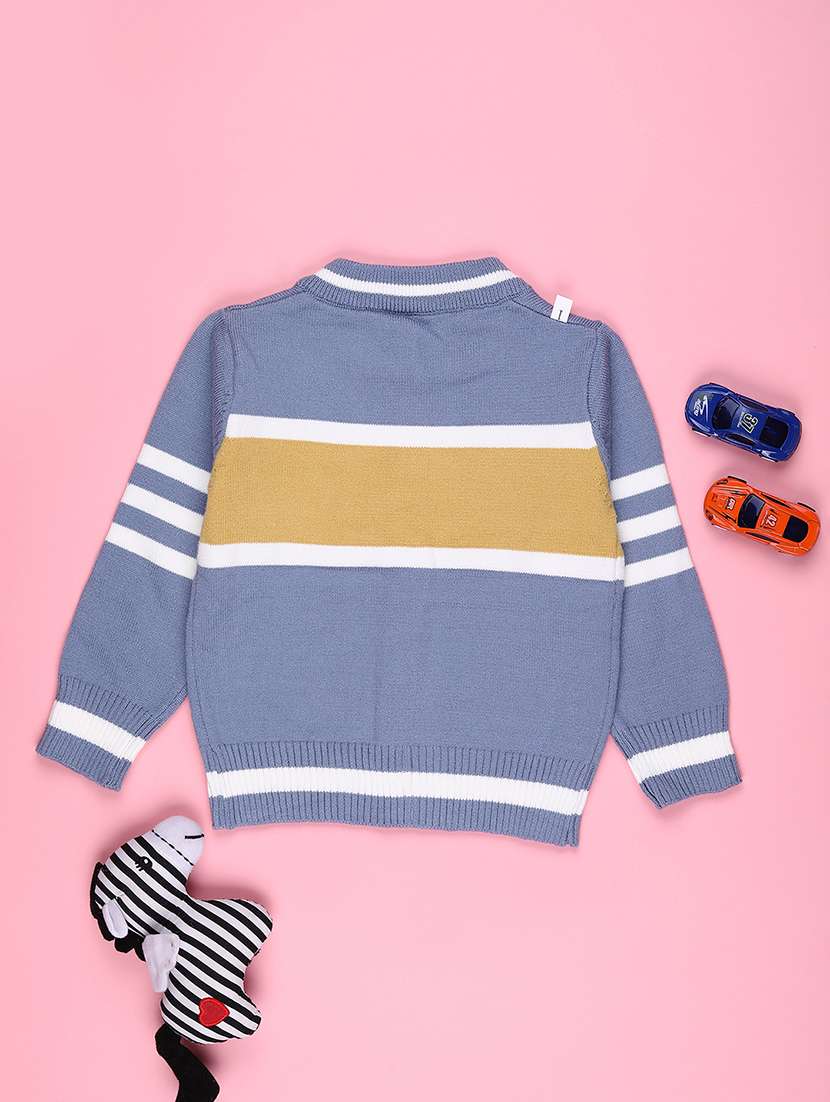 boys striped long sleeve sweater - 22155348 -  Standard Image - 1