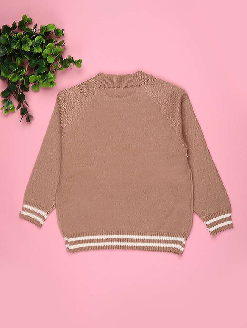 boys self design long sleeve sweater - 22155385 -  Standard Image - 1