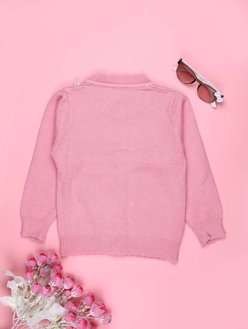 girls self designed long sleeve cardigan - 22155396 -  Standard Image - 1