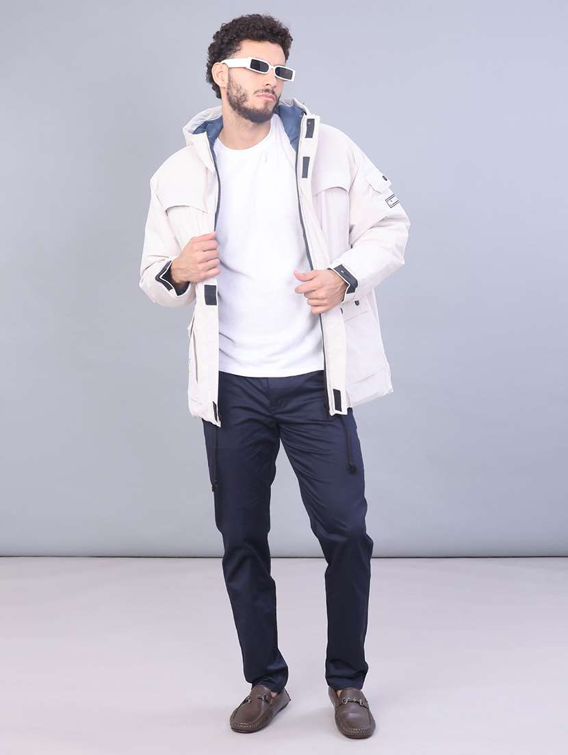 men solid long sleeve lightweight bomber jacket - 22156007 -  Standard Image - 4