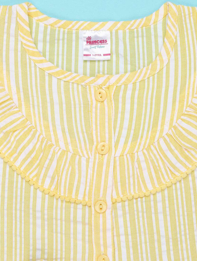 girls striped top and shorts set - 22156190 -  Standard Image - 4