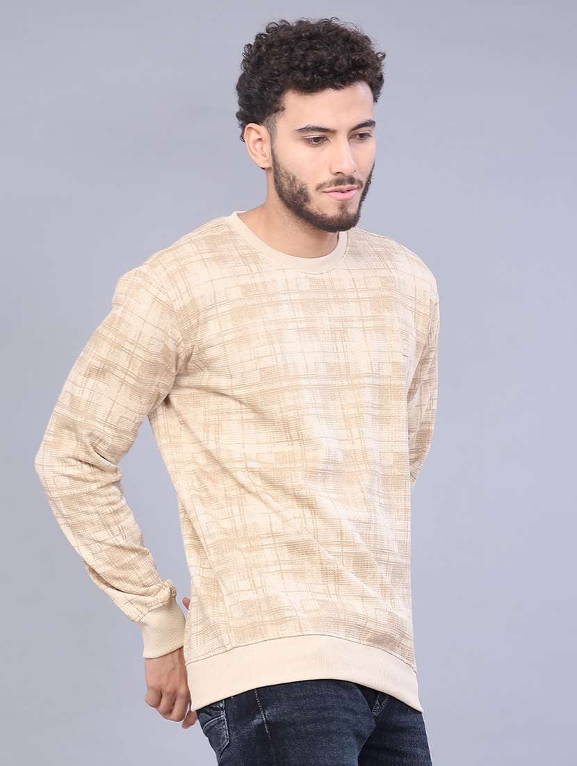 men printed long sleeve sweatshirt - 22156386 -  Standard Image - 1