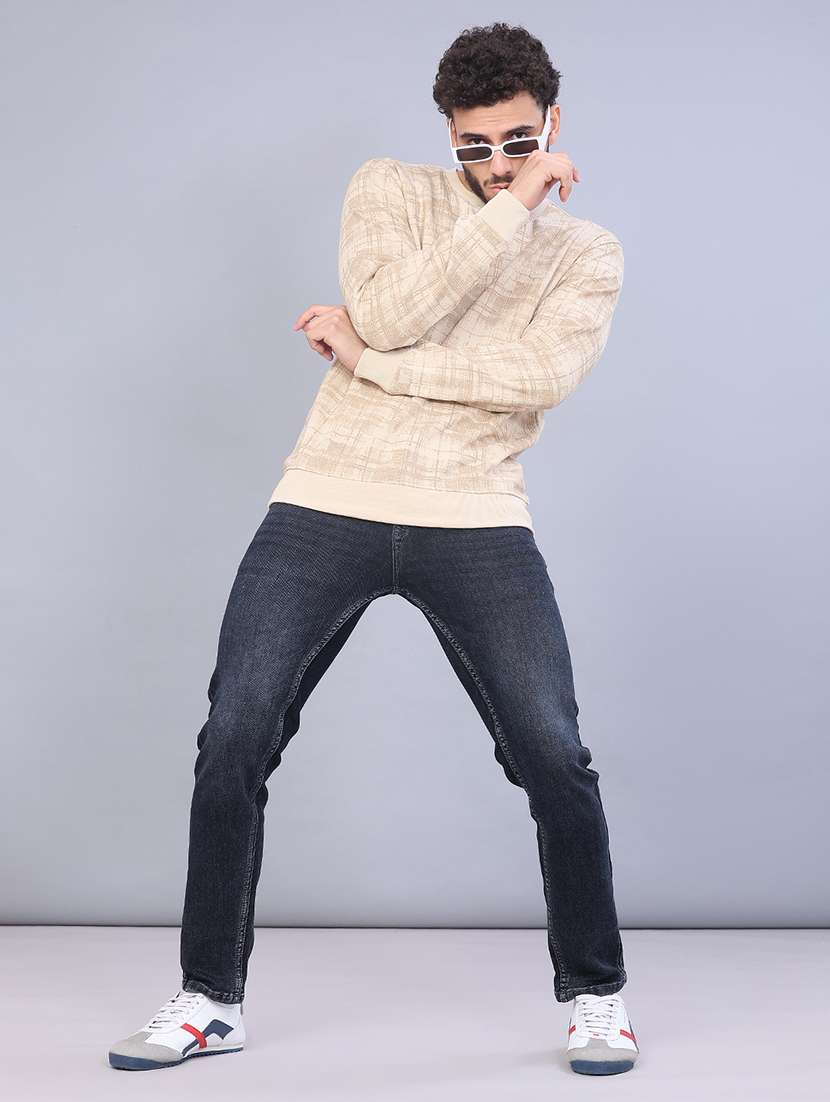 men printed long sleeve sweatshirt - 22156386 -  Standard Image - 4