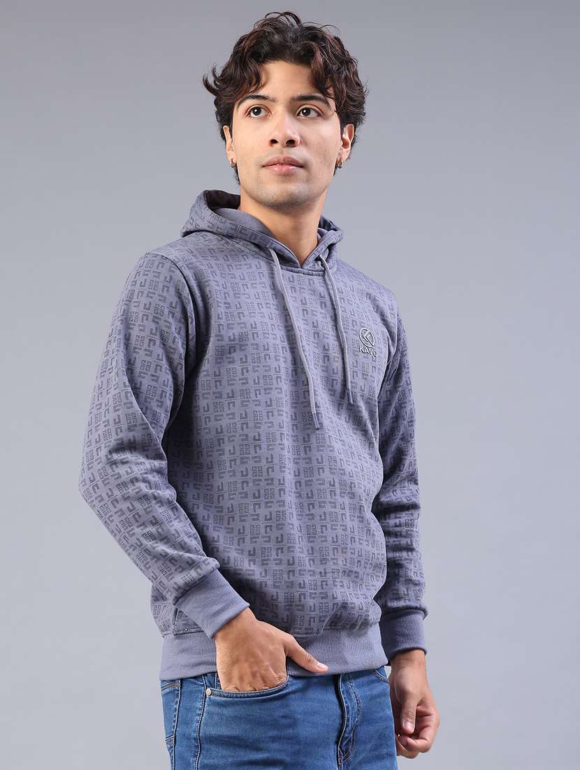 men printed long sleeve regular fit sweatshirt - 22156478 -  Standard Image - 1