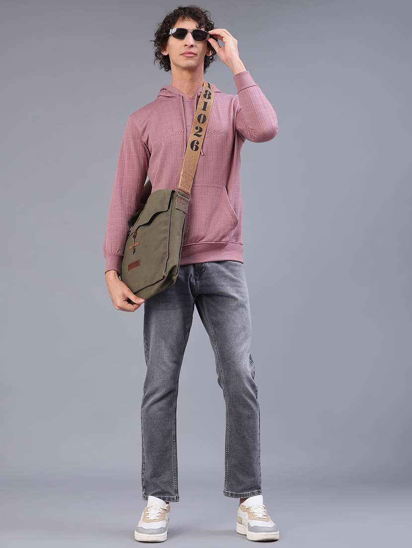 men self design long sleeve regular fit sweatshirt - 22156480 -  Standard Image - 4