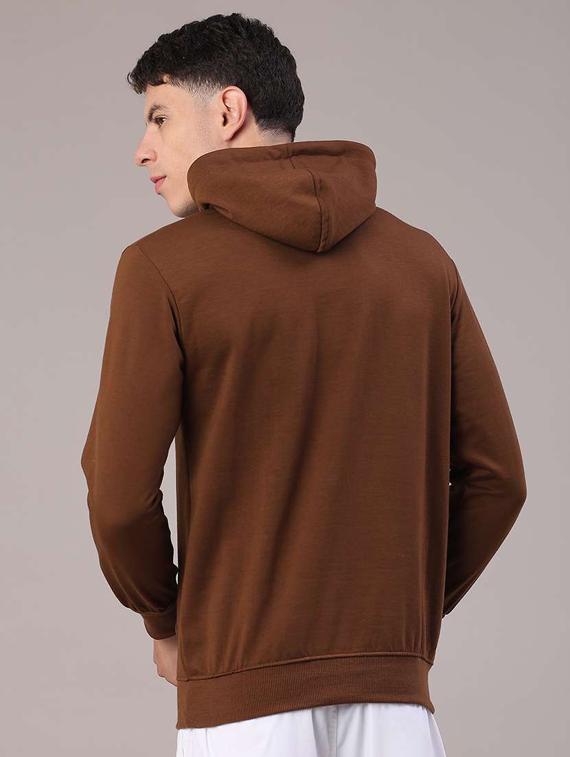 men printed long sleeve hooded sweatshirt - 22156486 -  Standard Image - 4