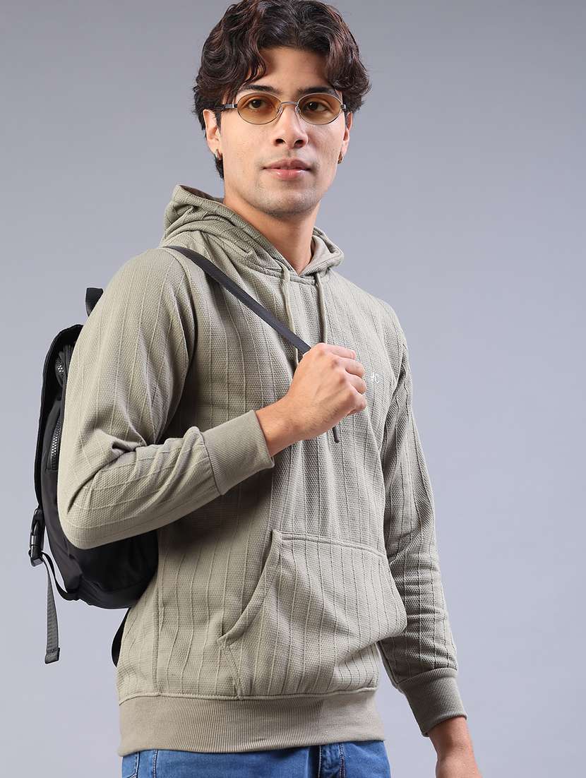 men self design long sleeve regular fit sweatshirt - 22156492 -  Standard Image - 1