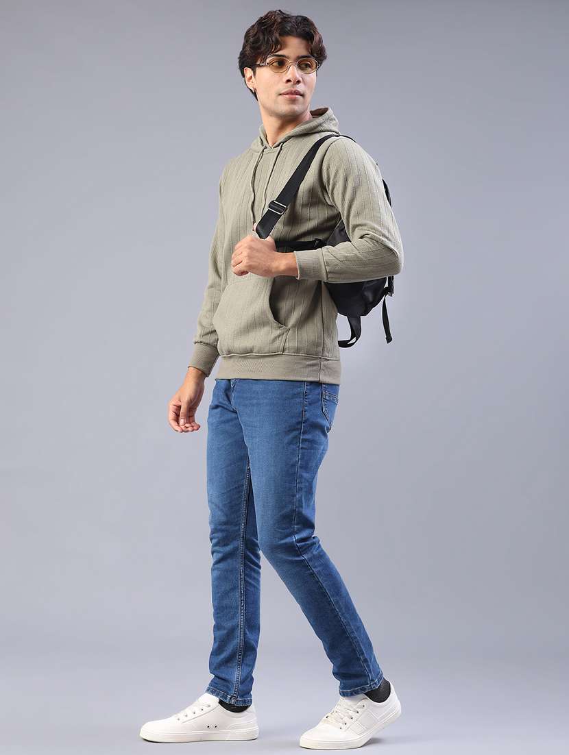 men self design long sleeve regular fit sweatshirt - 22156492 -  Standard Image - 4