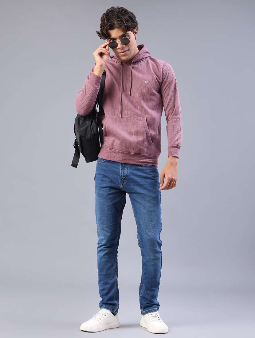 men self design long sleeve regular fit sweatshirt - 22156493 -  Standard Image - 4