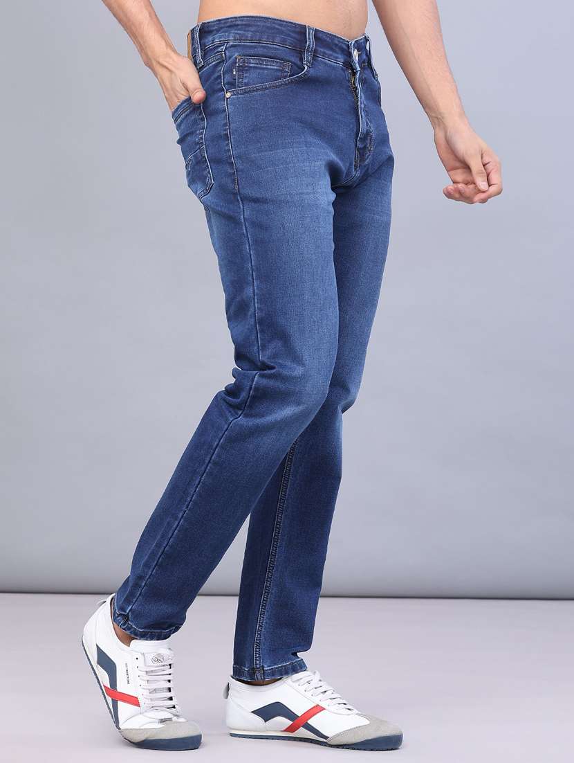 men washed mid rise full length jeans - 22156746 -  Standard Image - 1