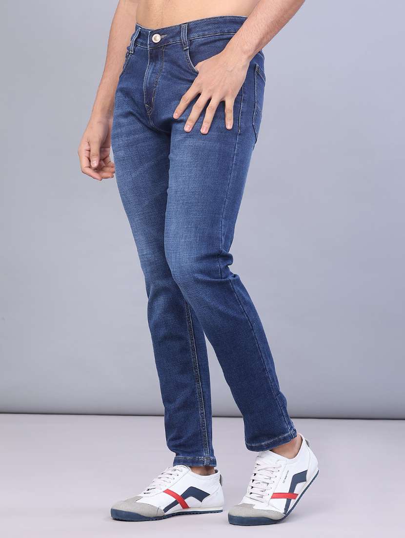 men washed mid rise full length jeans - 22156751 -  Standard Image - 1