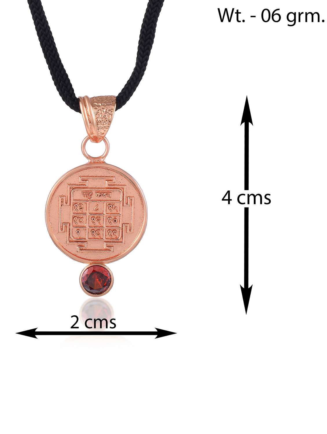 gold-plated brass pendant with gemstone - 22156754 -  Standard Image - 4