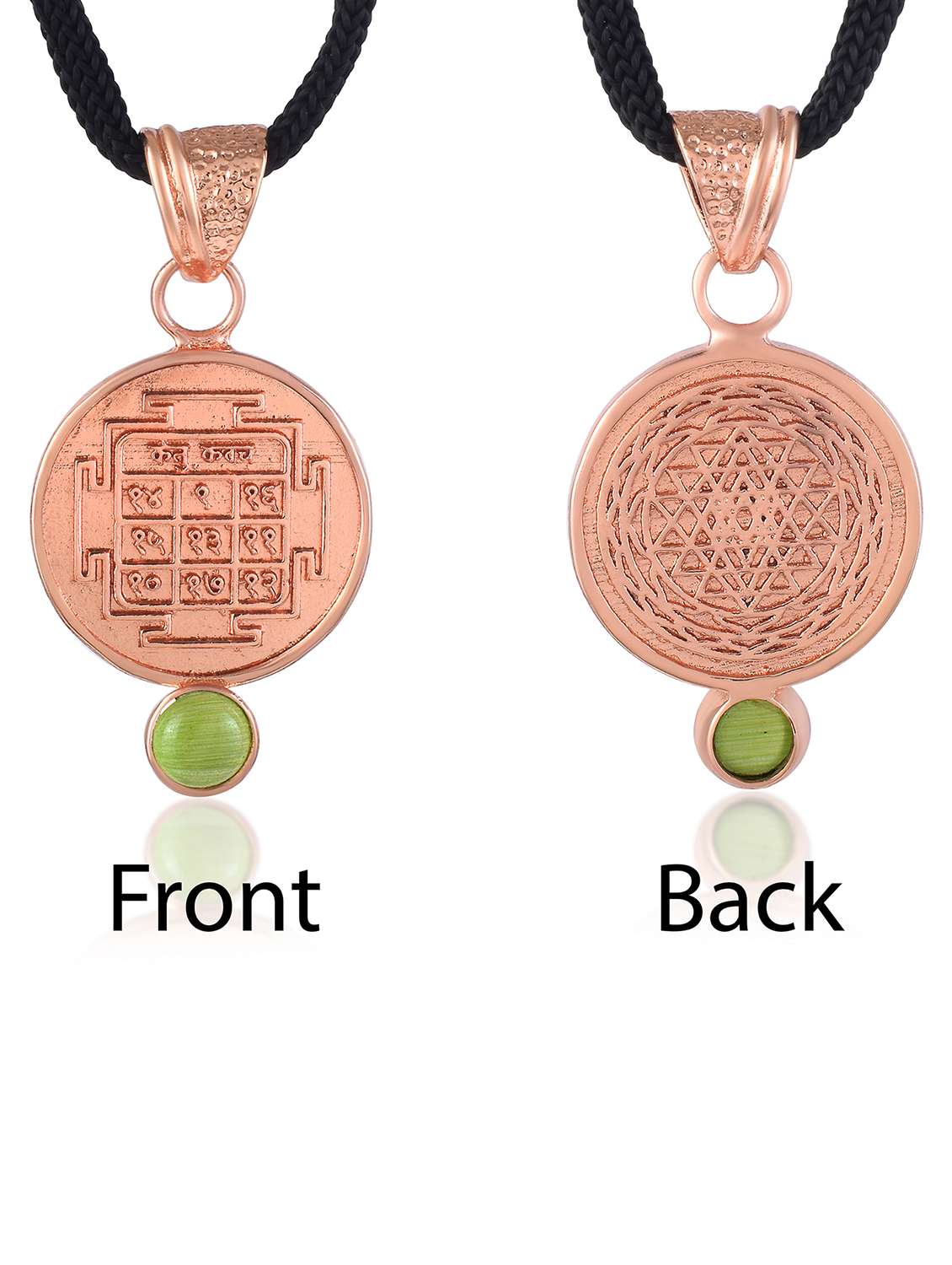 men brass pendant with gemstone - 22156757 -  Standard Image - 1