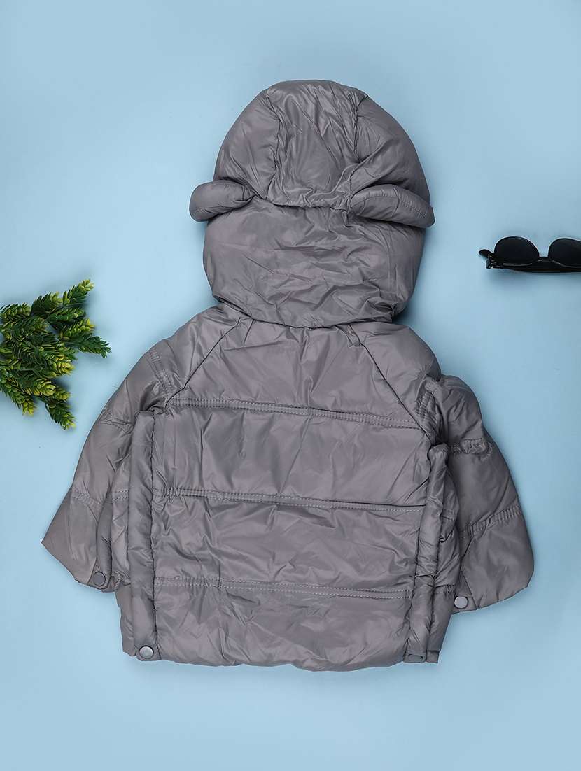 boys solid long sleeve quilted jacket - 22156775 -  Standard Image - 1