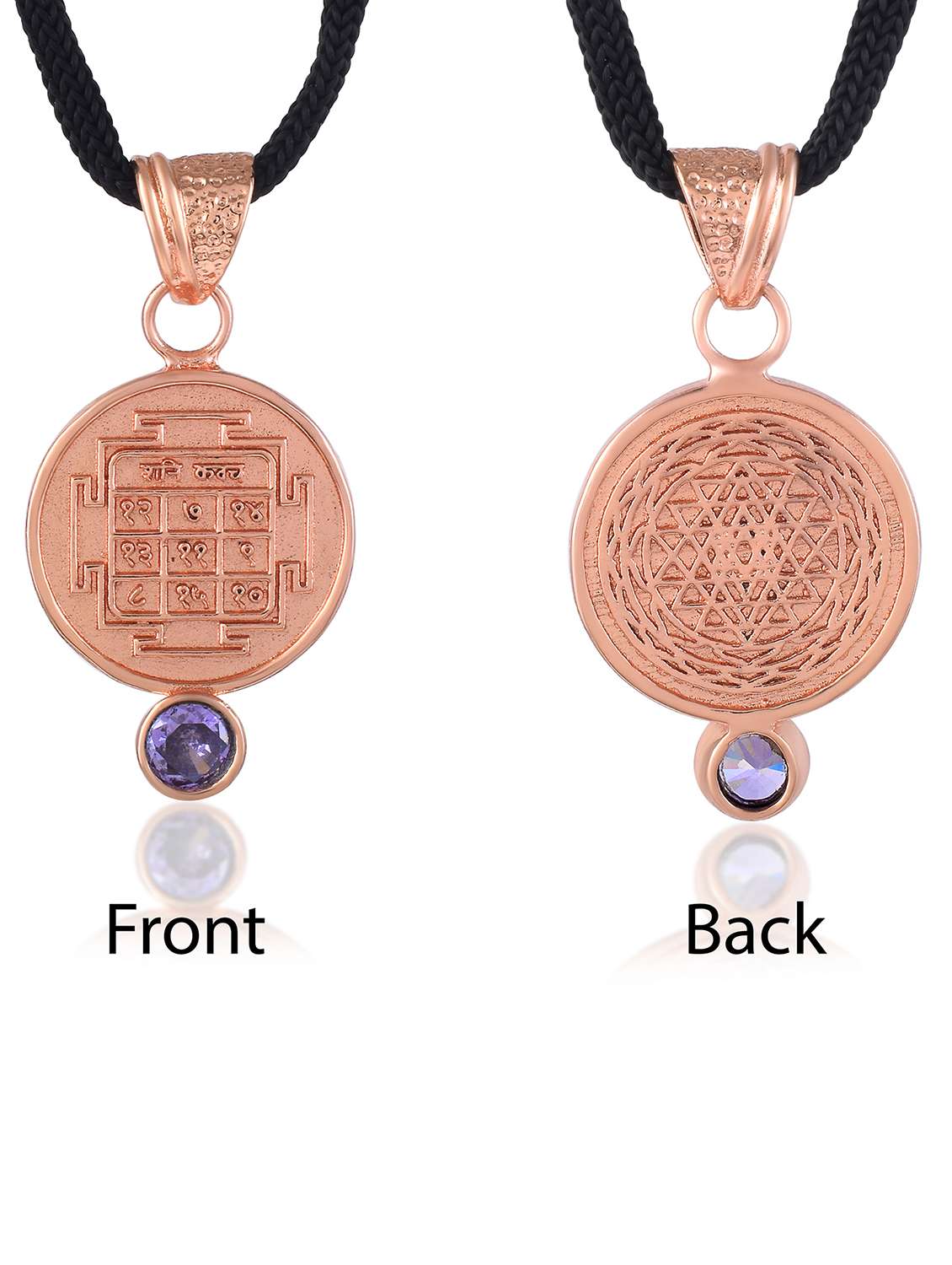 men brass pendant with gemstone - 22156777 -  Standard Image - 1