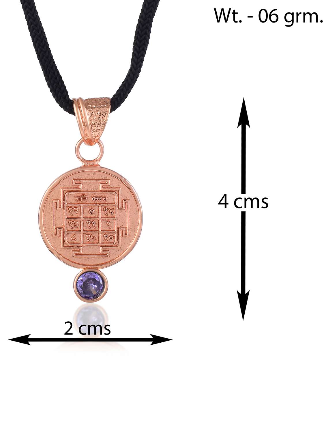 men brass pendant with gemstone - 22156777 -  Standard Image - 4
